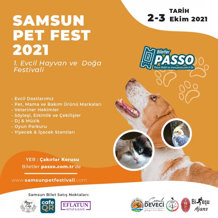 Samsun PetFest heyecanı 2-3 Ekim’de yaşanacak