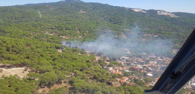 Balıkesir’de iki ayrı noktada orman yangını çıktı