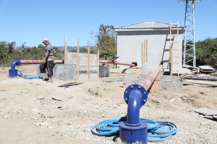 Manavgat Taşağıl ve Çardak bölgelerinde 5 bin dekar tarım arazisi suya kavuşuyor