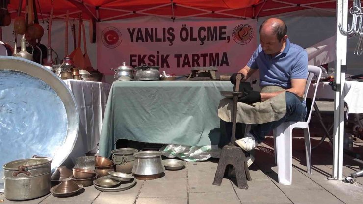 Osmanlı mesleği bakır kalaycılığının Kırıkkale’deki son temsilcisi Ahmet usta