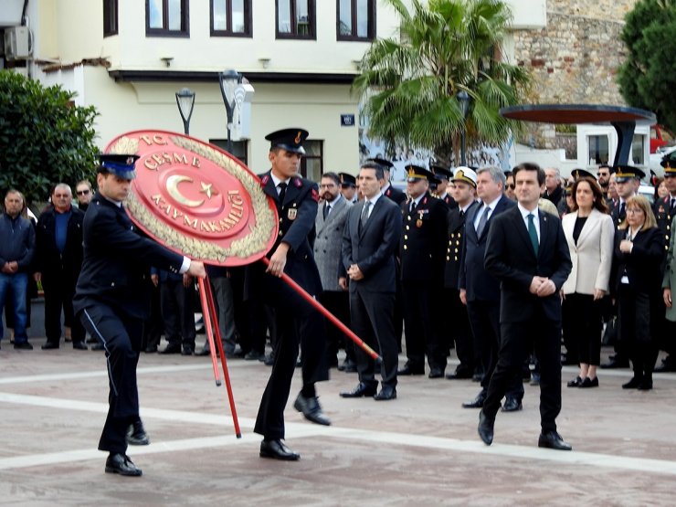 Çanakkale Deniz Zaferi’nin 108. yıldönümü Çeşme’de törenle kutlandı