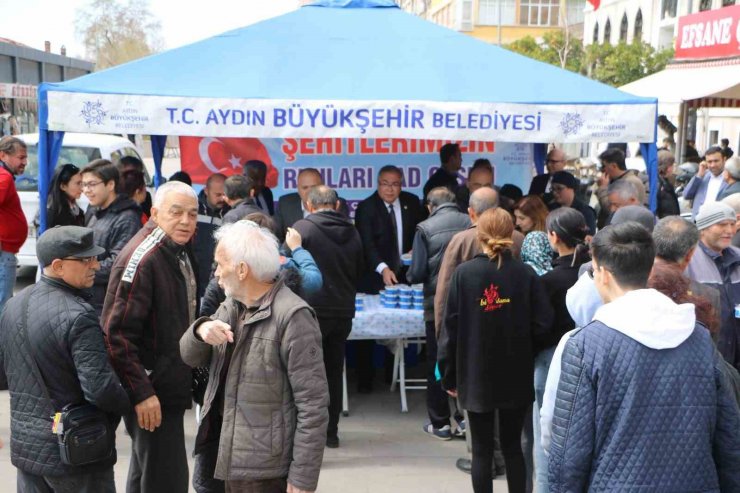 Aydın Büyükşehir Belediyesi’nden şehitler için helva hayrı