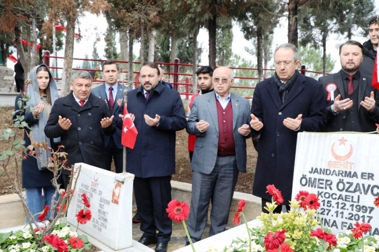 Çanakkale şehitleri Dilovası’nda dualarla anıldı