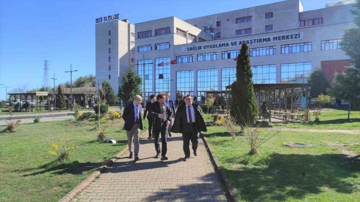 Rektör Özölçer Özölçer İbn-i Sina Kampüsü’nde incelemelerde bulundu